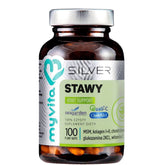 Podpora kloubů Klouby MSM Kolagen Typ I a II Chondroitin Glukosamin 2kcl Vitamin C 100 kapslí MYVITA SILVER PRO COMPLEX